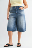 Mica Denim Super High Bermuda Denim Shorts Jorts