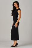 All Caps Ribbed Maxi Dress