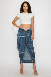 Game Over Denim Jacket Skirt