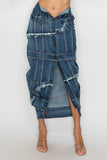 Game Over Denim Jacket Skirt