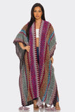 KIMORA TASSEL LONG KNITTED CARDIGAN