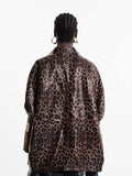 Leopard Leather Jacket