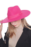 Oversized Brim Fedora Hat