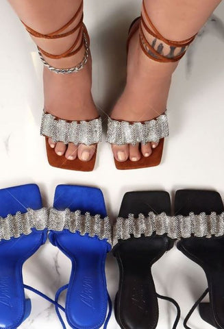 Mable Open Toe Heels