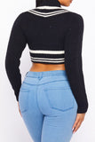 Preppy Look Crop Top