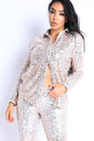 Sequin Blazer Set