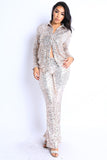 Sequin Blazer Set