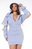 Your Cut Off Sweatshirt Dress