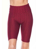 Booty Lift Shorts Biker Leggings With Ruched Look Women's