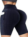 Booty Lift Shorts Biker Leggings With Ruched Look Women's
