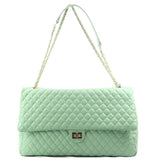 Oversized Quilted Crossover Bag