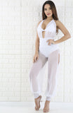 Crystal Sheer Jumpsuit