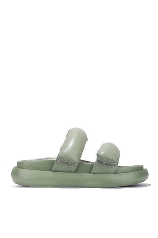 Kitty Slides Stylish Women's Cape Robbin Double Strap Shoes