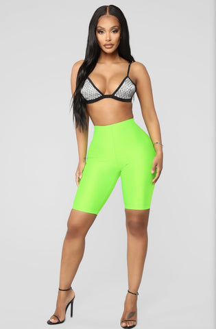 Curve For Days- Neon Green