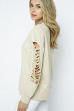 Laser Cut Sweatshirt