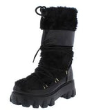 Lemonade Brutally Honest Fuzzy Combat Boots