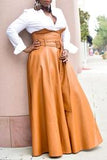 Irregular High Waisted Skirt