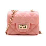 Embossed Jelly Mini Crossbody