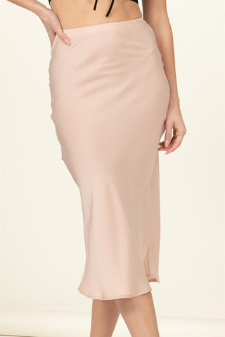 Satin Flow Skirt