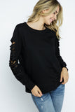 Laser Cut Sweatshirt