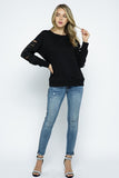 Laser Cut Sweatshirt