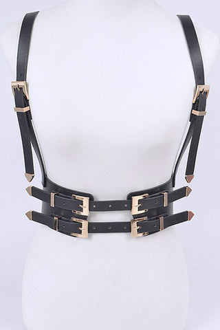Buckle Suspender Corset Belt