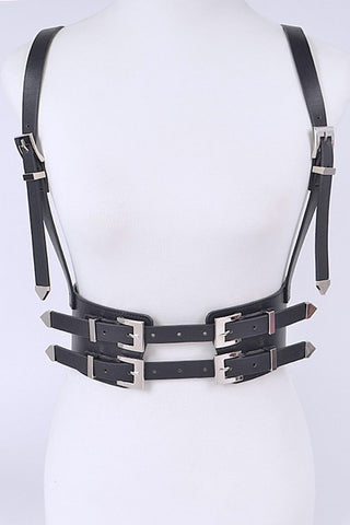 Buckle Suspender Corset Belt