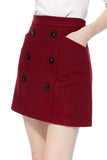 UK Mini Wool Skirt